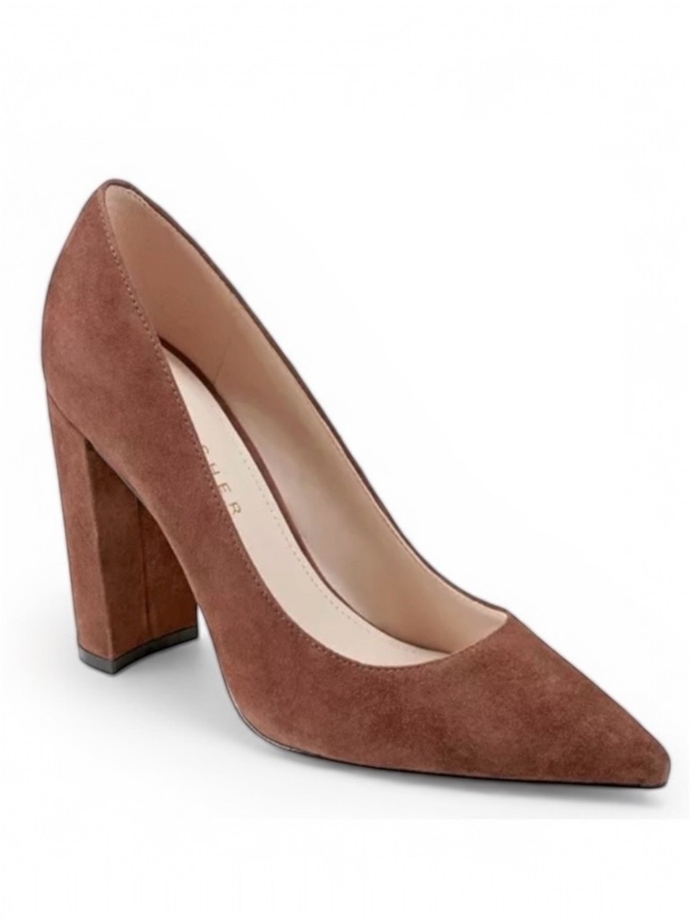 Marc Fisher Brown Suede Block Heels Size 10